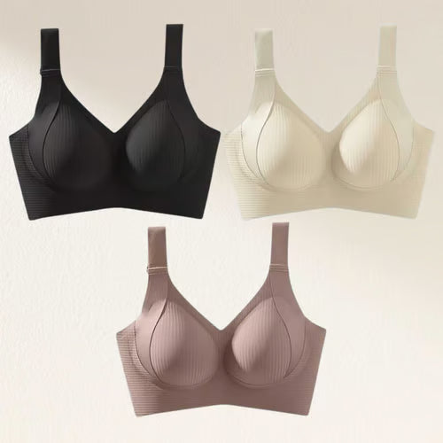 🏆Last Day Buy 1 Get 3 Packs🔥Super Firming Wire-Free Full Cup Bra All-Day Comfort No More Sagging (3-Pack Value Set)