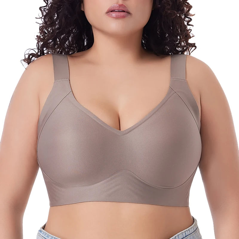 Seamless Plus Size Bras With Thin Cup Wireless Bras for Womens