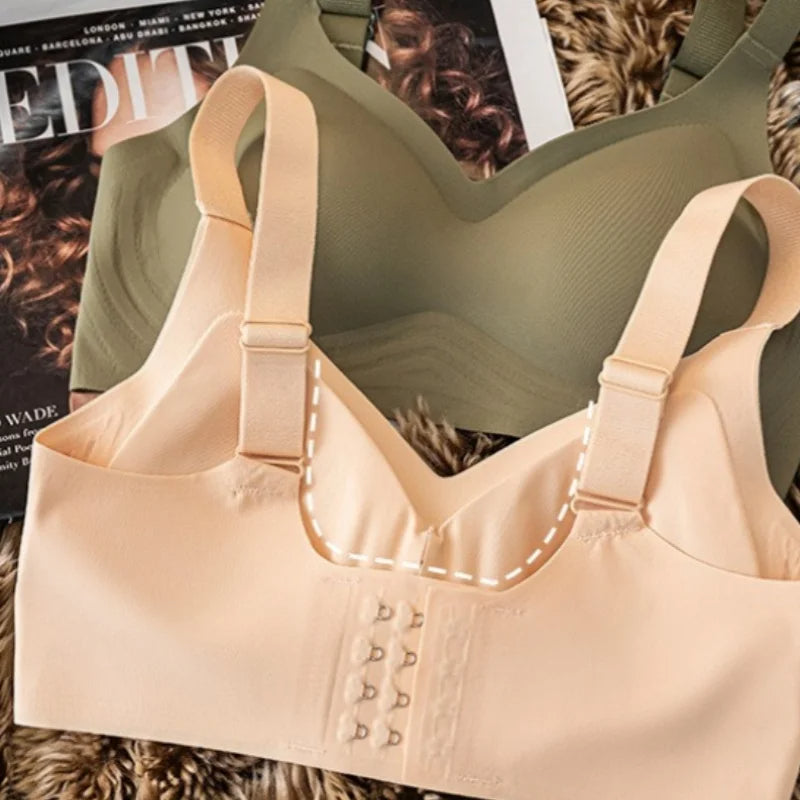 Seamless Soft Bra for Women With Wide Shoulder Strap For Summer