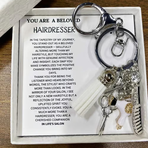 đLAST DAY 49% OFFđHairstylist Gift Keychain
