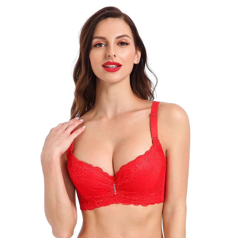 Lace Push Up Large Size Women Underwear Bralette