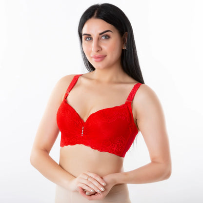 Lace Push Up Large Size Women Underwear Bralette
