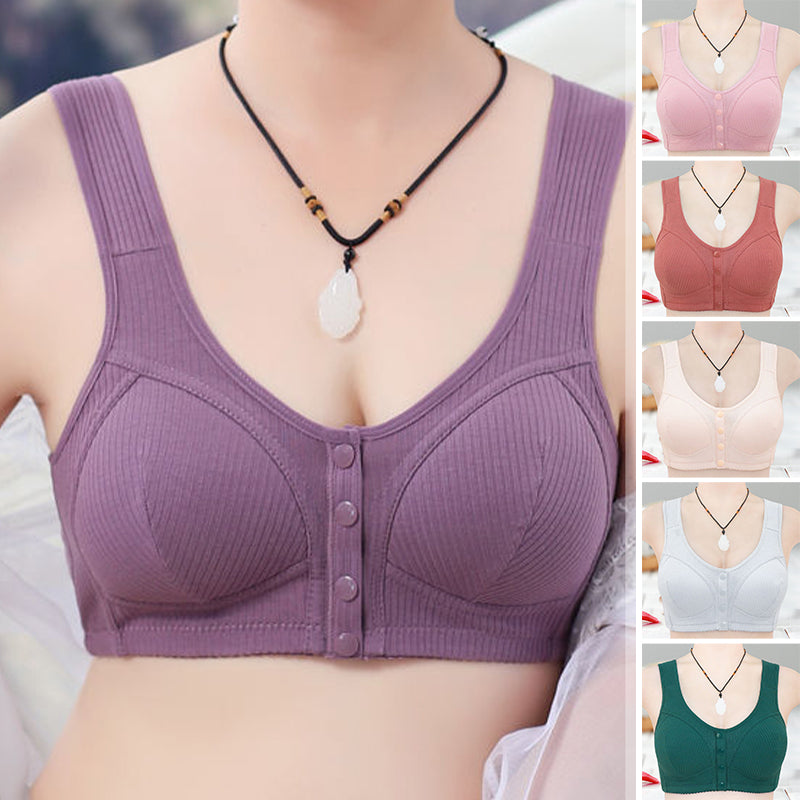 Women’s Front Snap Closure Adaptive Seamless Bra