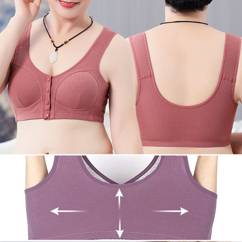 Women’s Front Snap Closure Adaptive Seamless Bra