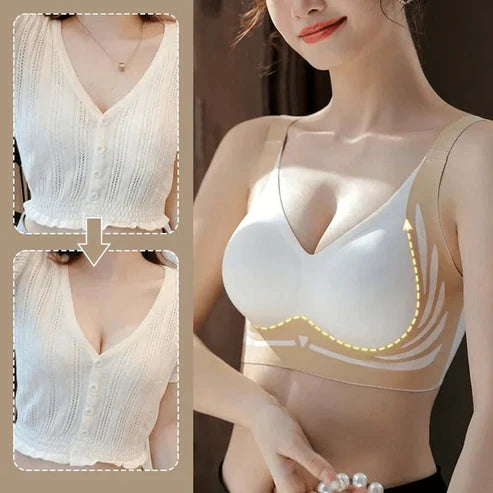 🎁Last Day 49% Off - Super Powerful Wireless Push-Up Seamless Bra 👍No more sagging breasts